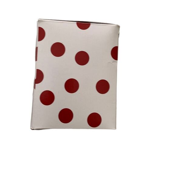 Christmas Glass Ornament Clear Red Christmas Bow Letter "B" Old Time Pottery NEW - Picture 7 of 8